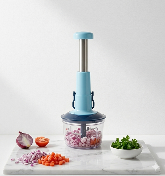 TurboPush Manual Vegetable Chopper – Quick & Easy Kitchen Cutter